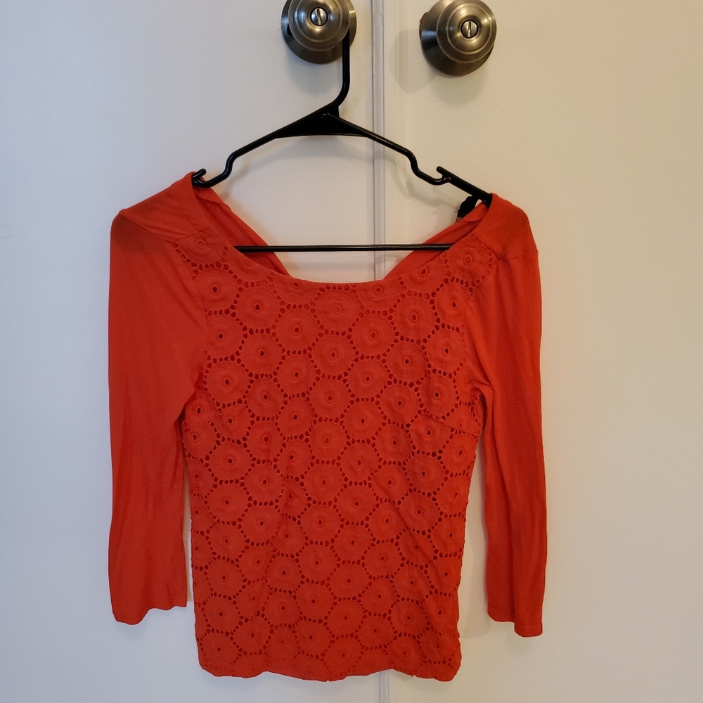 The Limited Red Orange Top Size XS